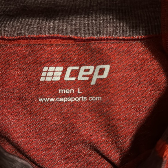 CEP Ski Touring Base Shirt Red Wool Cashmere Blend Long Sleeve Base Layer NWT-L - Picture 11 of 15